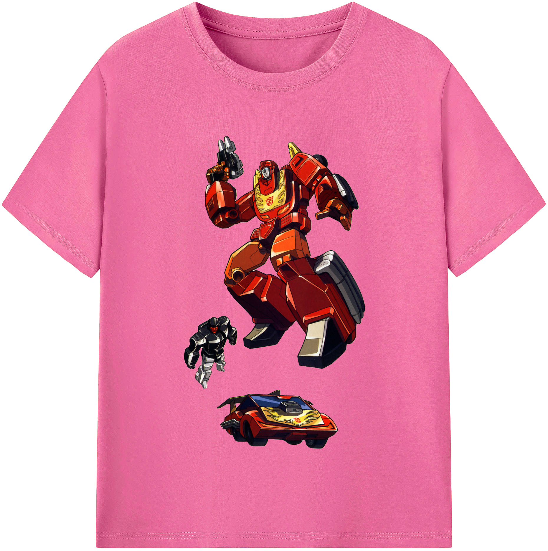 （画像用）  レディースカジュアルプリントTシャツ（綿100％）